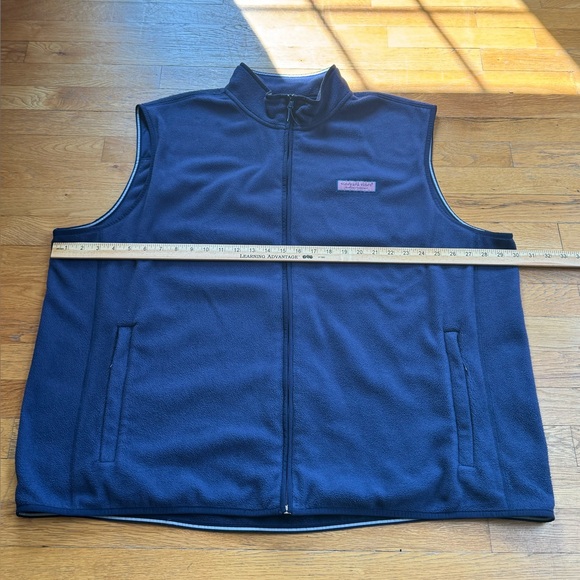 Vineyard Vines Dark Blue Fleece with Pink Logo 3XLT - Picture 6 of 10